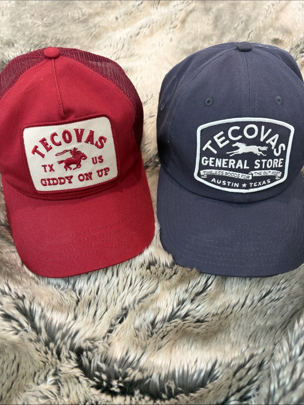 Set of Tecovas hats